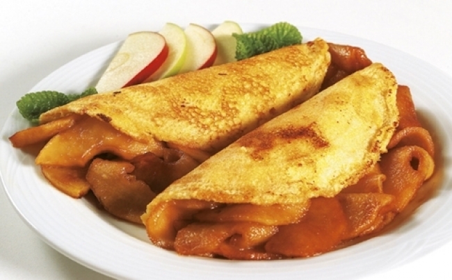 Omelette de manzanas